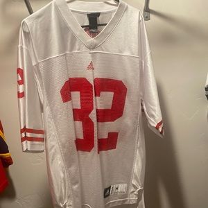 Adidas Mens Medium Wisconsin Football Jersey